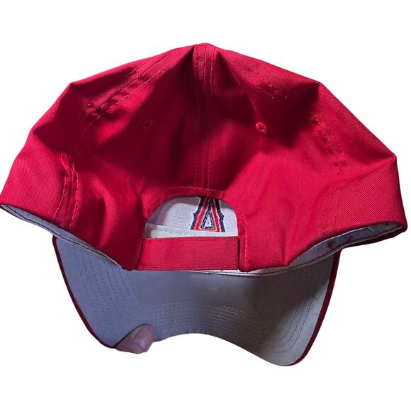 Angels Cap One Size Fits All Hook and Loop Closure Red Blue - Picture 10 of 11